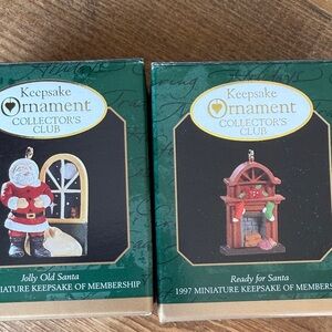 Miniature hallmark Ornaments